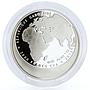 Gabon 2000 francs Muslim Shrine Kaaba Islam Religion colored silver coin 2015