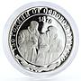 Bulgaria 10 leva Liberation From Ottoman Empire Two Soldiers silver coin 2008