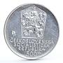 Czechoslovakia 500 korun Birthday of Composer Ludovit Stur silver coin 1981