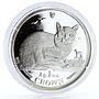 Isle of Man 1 crown Cats of the World Burmilla Cat Pets proof silver coin 1996