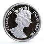 Isle of Man 1 crown Cats of the World Burmilla Cat Pets proof silver coin 1996