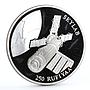 Maldives 250 rufiyaa Skylab Space Orbital Station silver coin 1993