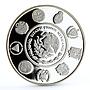 Mexico 5 pesos Beijing Olympic Games series Indian Sports proof silver coin 2008