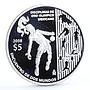 Mexico 5 pesos Beijing Olympic Games series Indian Sports proof silver coin 2008