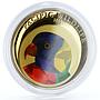 Palau 5 dollars Pacific Wildlife series Rainbow Lorikeet Bird silver coin 2006