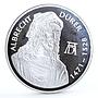 Uganda 1000 shillings Painter Albrecht Durer Art proof silver coin 2001