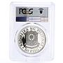 Philippines 50 pisos Ferdinand E. Marcos PR68 PCGS silver coin 1975