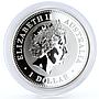 Australia 1 dollar Lunar Calendar I Year of the Goat gilded silver coin 2003