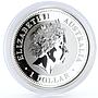 Australia 1 dollar Lunar Calendar I Year of the Dragon gilded silver coin 2000