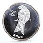 Cape Verde 50 escudos World Wildlife Fund series Red Kite Bird silver coin 2006