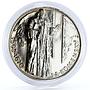 Czechoslovakia 500 korun Birthday of Philosopher Jan Comenius silver coin 1992