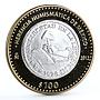 Mexico 100 pesos Numismatic Heritage 1828 8 Escudos bimetal coin 2012