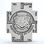 Congo 100 francs Pope Benedict XVI Visit Jesus Christ Cross AgCuNi coin 2011