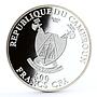 Cameroon 500 francs Homer The Odyssey Scylla Poem proof silver coin 2018