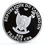 Cameroon 500 francs Homer The Odyssey Scylla Poem proof silver coin 2018