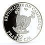 Cameroon 500 francs Homer The Odyssey The Suitors Poem proof silver coin 2018