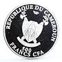 Cameroon 500 francs Homer The Odyssey The Suitors Poem proof silver coin 2018