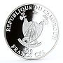 Cameroon 500 francs Homer The Odyssey Calypso Poem proof silver coin 2018