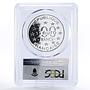 France 100 francs European Heritage Lisbon Tower PR70 PCGS silver coin 1995