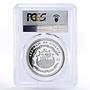 Liberia 10 dollars Politician Nelson Mandela PR69 PCGS silver coin 2001