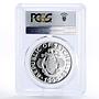 Seychelles 25 rupees Famous Traveler Vasco da Gama PR69 PCGS silver coin 1995
