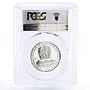 Czechoslovakia 10 korun Bratislava University House PR68 PCGS silver coin 1967