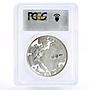 Malawi 20 kwacha The Salt Routes Wieliczka Orava Map PR70 PCGS silver coin 2009