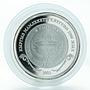 Kyrgyzstan 10 som Genesis of the Kyrgyz Statehood silver proof coin 2003