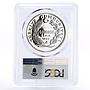 Turkey 4000000 lira Sailing Ship Fethiye Clipper PR69 PCGS silver coin 1999