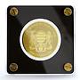 Chad 5000 francs Big African Five Elephant Fauna gold coin 2020