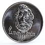 Czechoslovakia 500 korun Birthday of Composer Ludovit Stur silver coin 1981