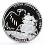 Fiji 10 dollars Lunar Module Eagle Space Cosmos System silver coin 1994