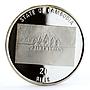 Cambodia 20 riels Protection of Nature Elephant silver coin 1993