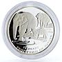 Cambodia 20 riels Protection of Nature Elephant silver coin 1993