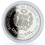 Peru 1 sol Football World Cup in Germany Players Globe proof silver coin 2004