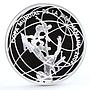 Peru 1 sol Football World Cup in Germany Players Globe proof silver coin 2004