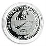 Laos 50 kips the FIFA World Cup in the United States 1994 silver coin 1991