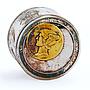 Niue 50 dollars Fortuna Redux Mercury God of Trade gilded silver coin 2013