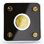 Chad 3000 francs In Memory of German Politician Helmut Schmidt gold coin 2015