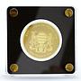 Chad 5000 francs Big African Five Elephant Fauna gold coin 2020