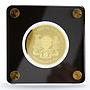 Chad 5000 francs The Lady Liberty Freedom Independence gold coin 2019