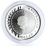 Australia 1 dollar Australian Opal series The Wombat Fauna silver coin 2012