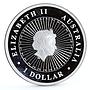 Australia 1 dollar Australian Opal series The Koala Fauna silver coin 2012