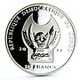 Congo 240 francs St. Petersburg Monuments Central Navy Museum silver coin 2011