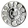 Guatemala 1 quetzal Traditional Dance of the Sun Women proof silver coin 1997