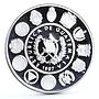 Guatemala 1 quetzal Traditional Dance of the Sun Women proof silver coin 1997