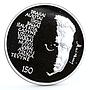 Lithuania 50 litu Poet Maironis Jonas Maciulis Poetry proof silver coin 2012