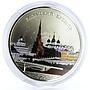 Congo 1000 francs Monuments Kazan City Kremlin colored silver coin 2013