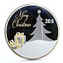 Kiribati 20 dollars Happy Holidays Merry Christmas Tree proof silver coin 2012