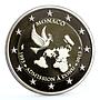 Monaco 2 euro Accession to the United Nations Dove Bird proof CuNi coin 2013